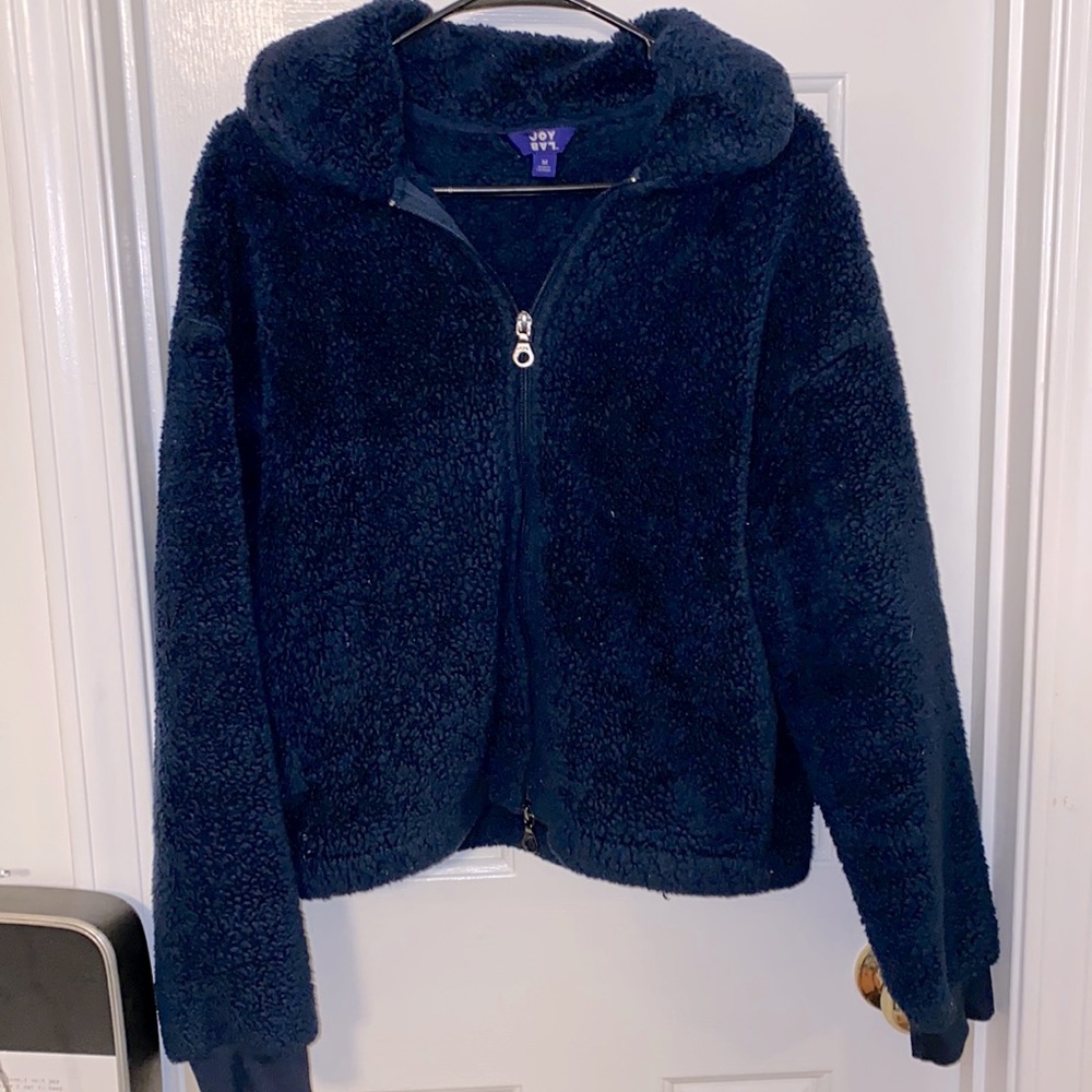 Blue Fuzzy jacket